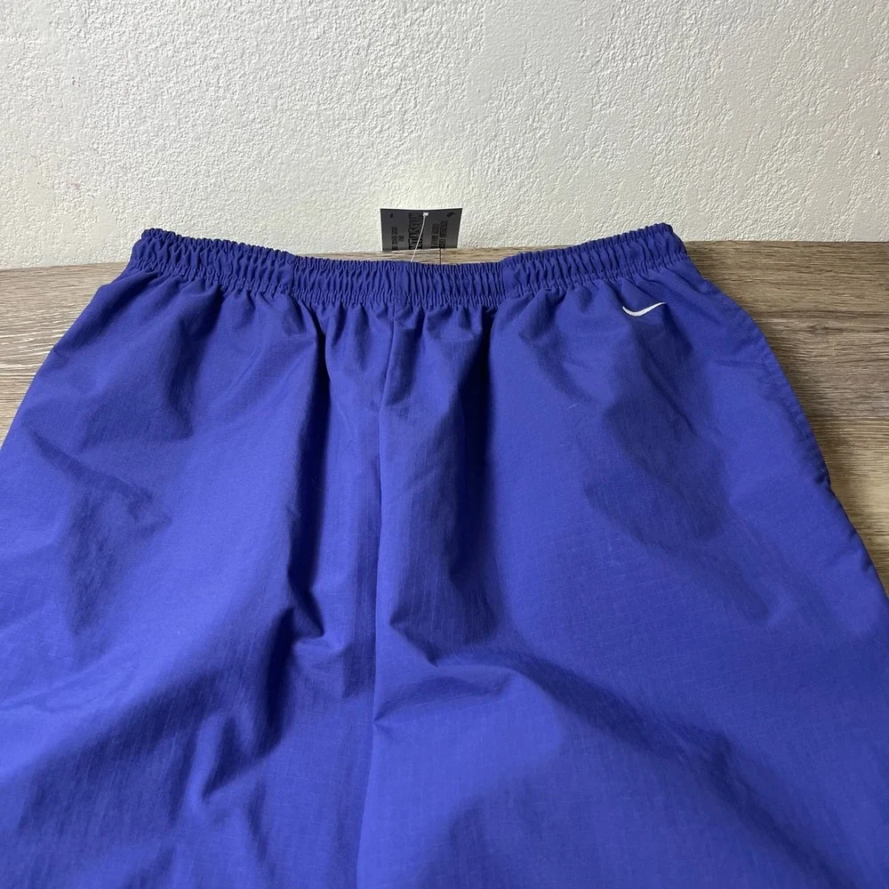 Nike Track Pants Youth L 12-14 Purple Nylon Ripstop Zipper Leg Athletic Pants